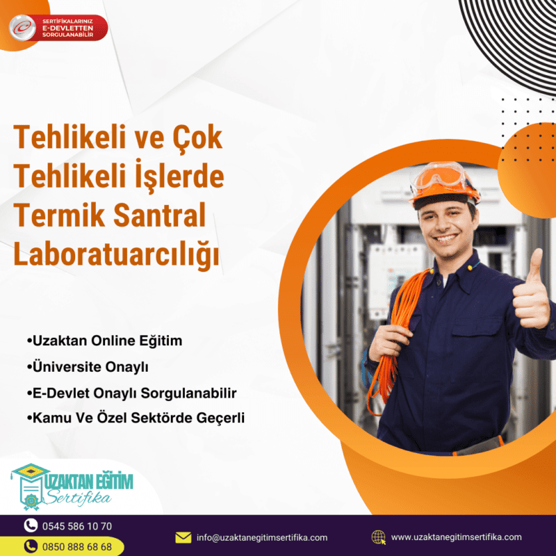 Tehlikeli Ve Çok Tehlikeli İşlerde Termik Santral Laboratuarcılığı